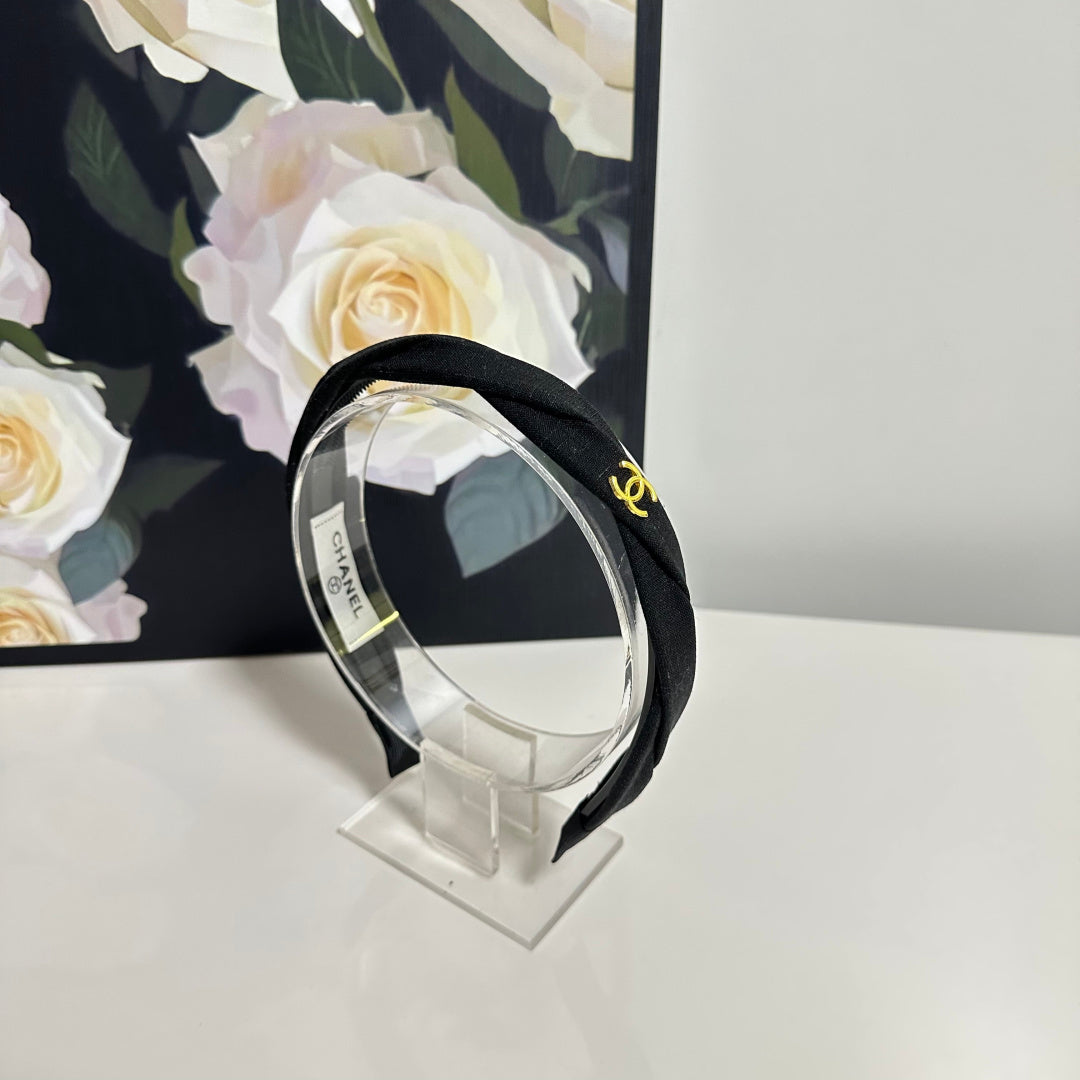 Chanel Headband Black in Cloth 201910