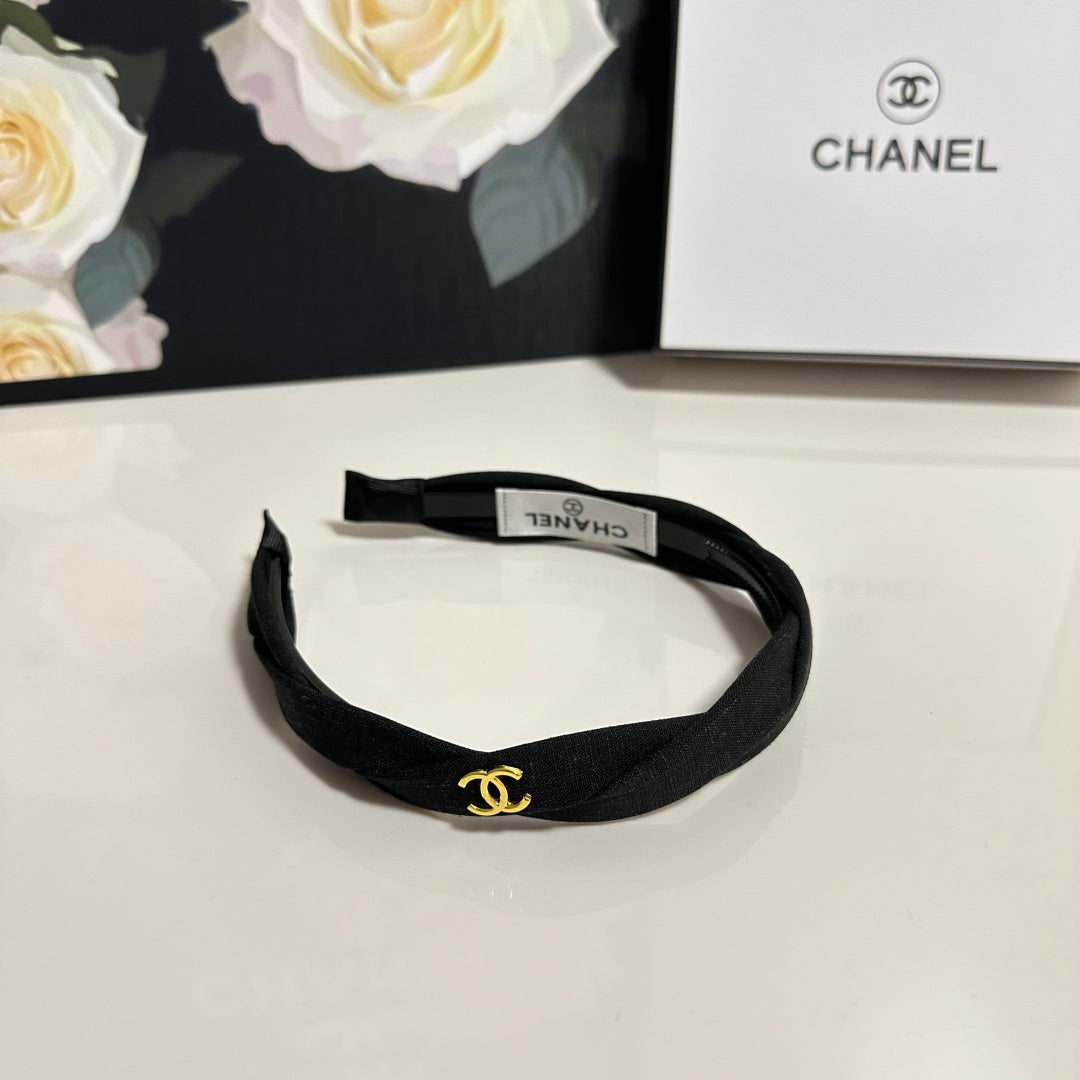 Chanel Headband Black in Cloth 201910