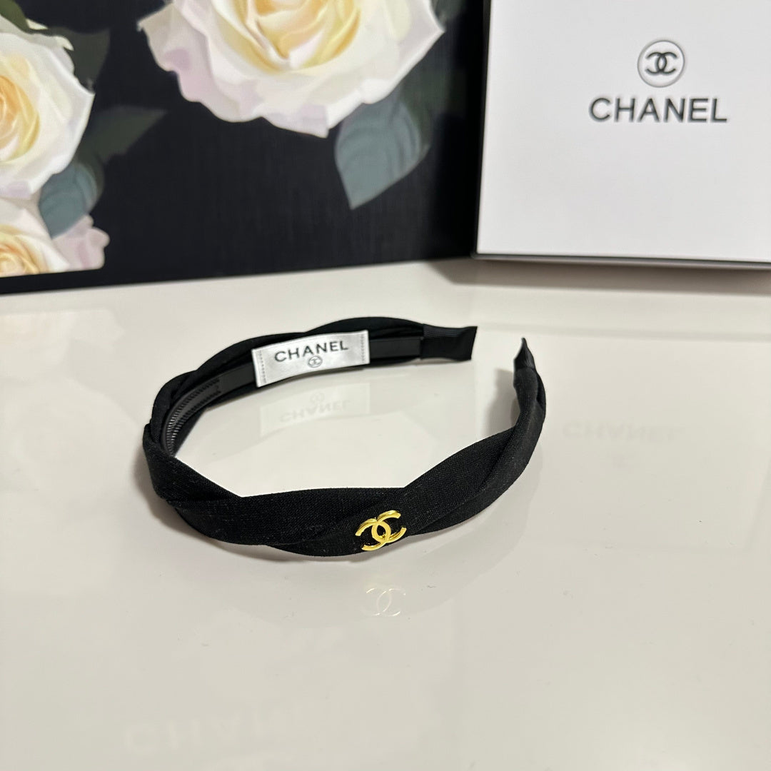 Chanel Headband Black in Cloth 201910