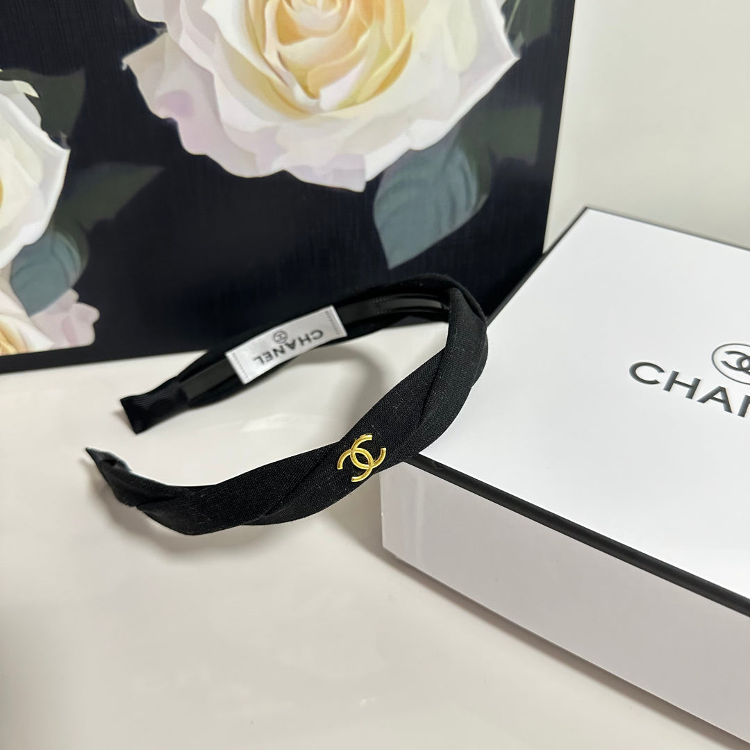 Chanel Headband Black in Cloth 201910