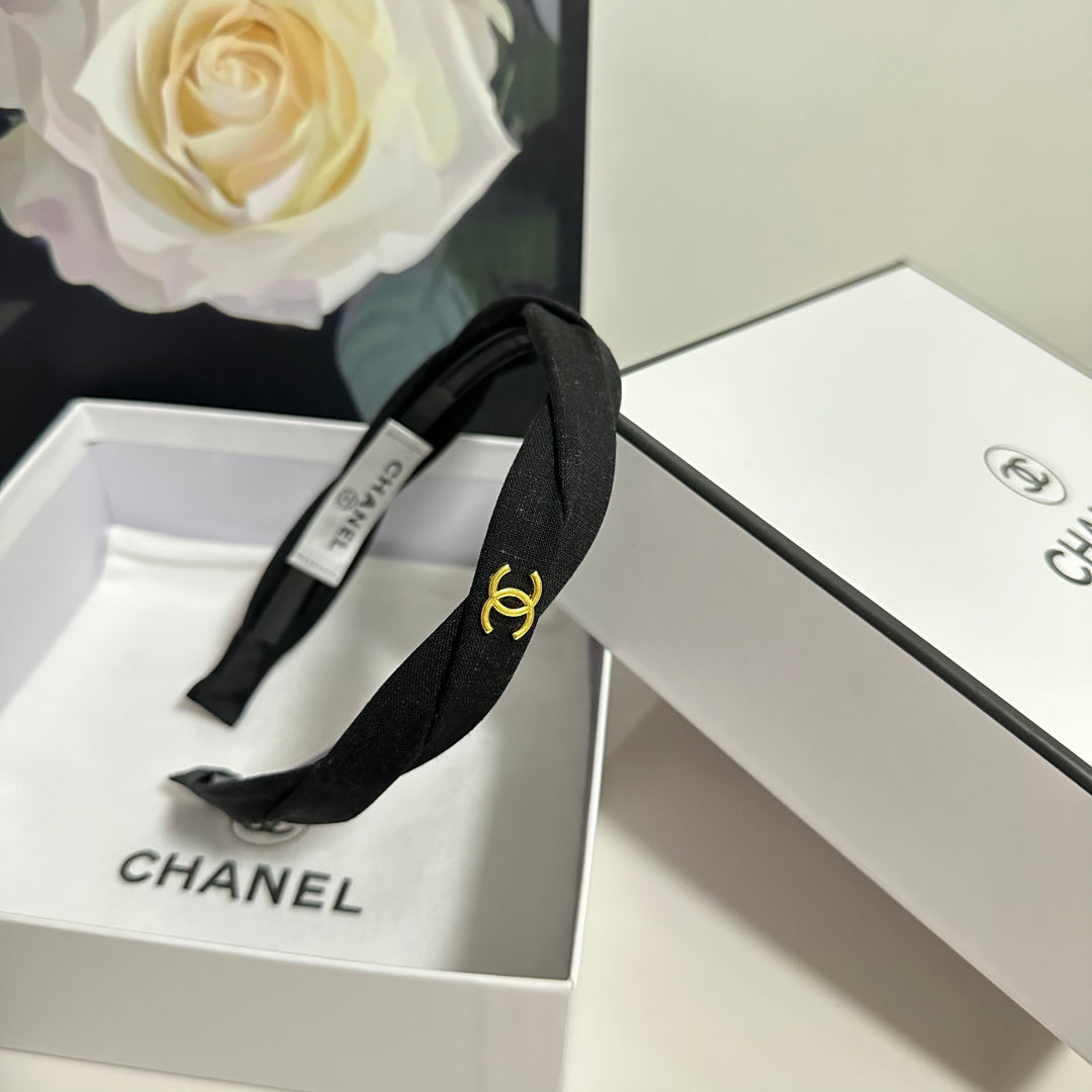 Chanel Headband Black in Cloth 201910