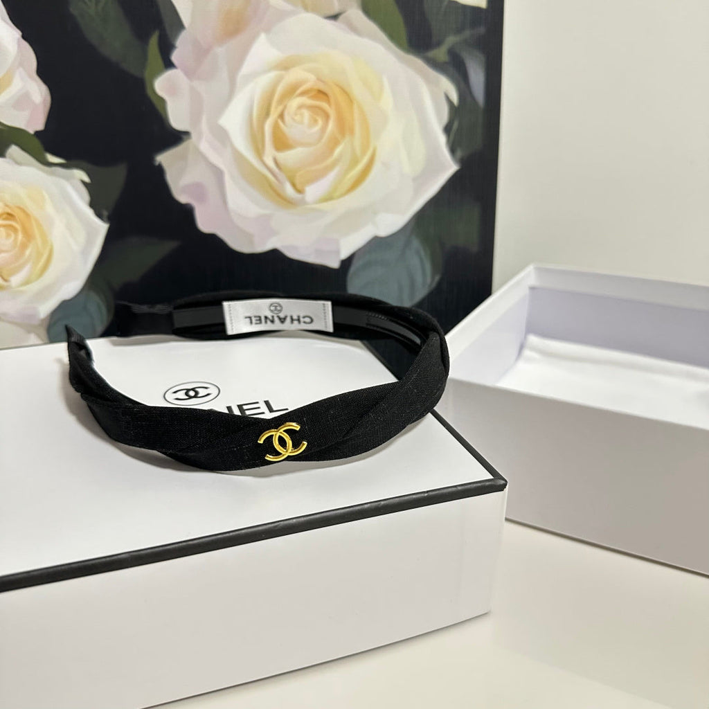 Chanel Headband Black in Cloth 201910