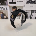 BLACK FABRIC HAIRBAND 124634