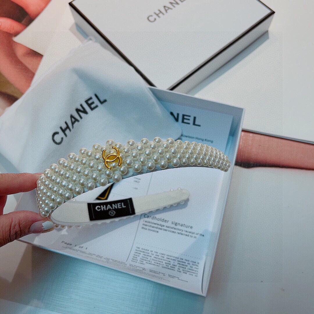 WHITE PEARL HAIRBAND 124690