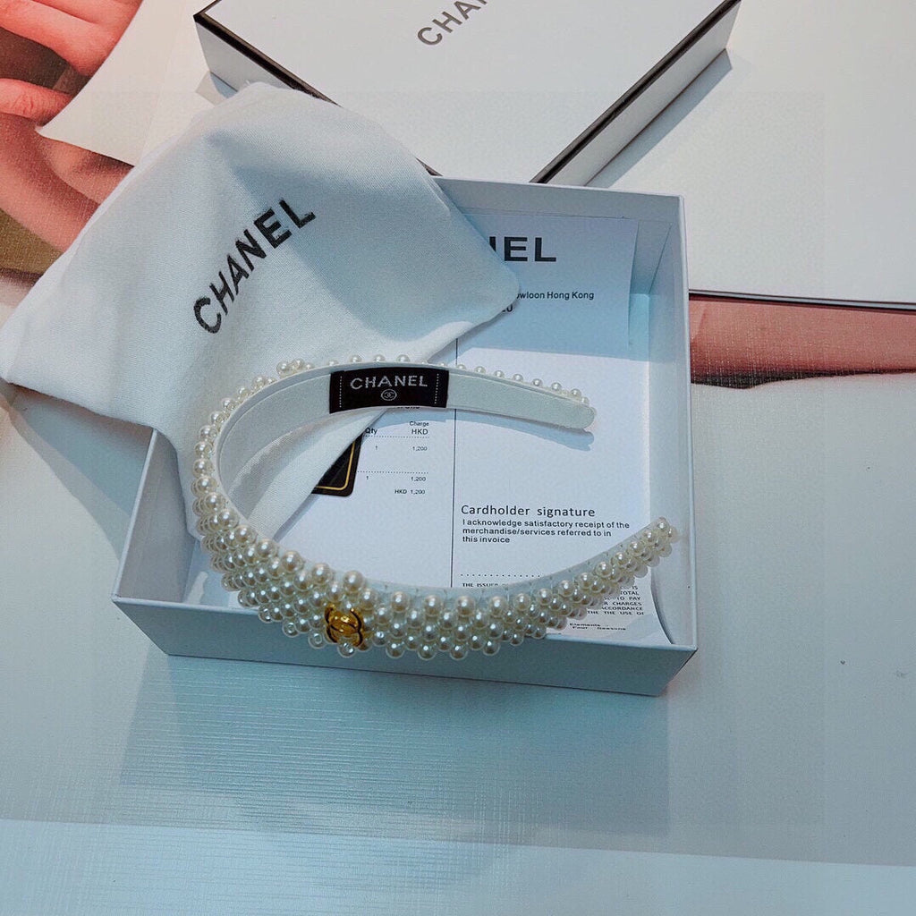 WHITE PEARL HAIRBAND 124690