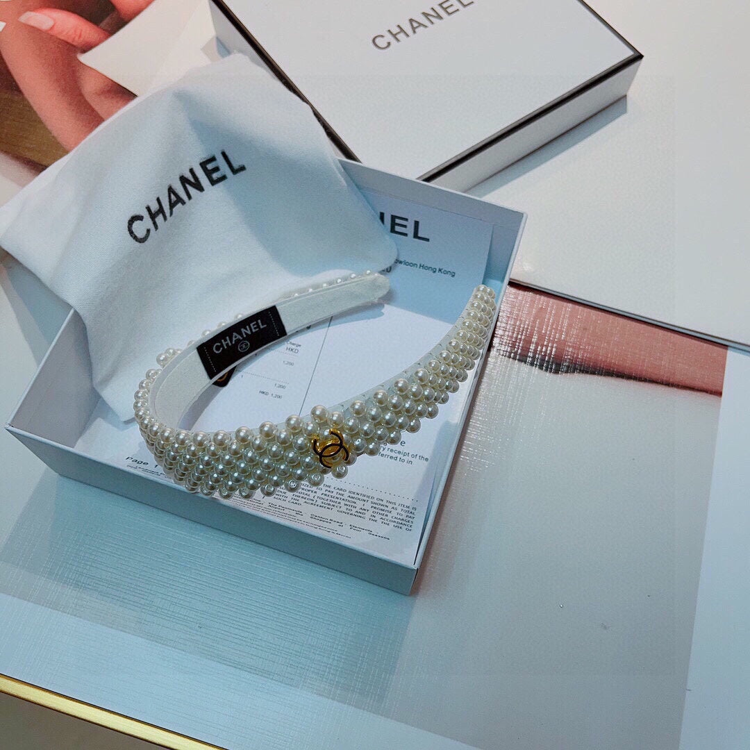 WHITE PEARL HAIRBAND 124690