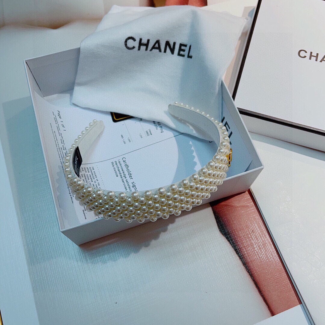 WHITE PEARL HAIRBAND 124690