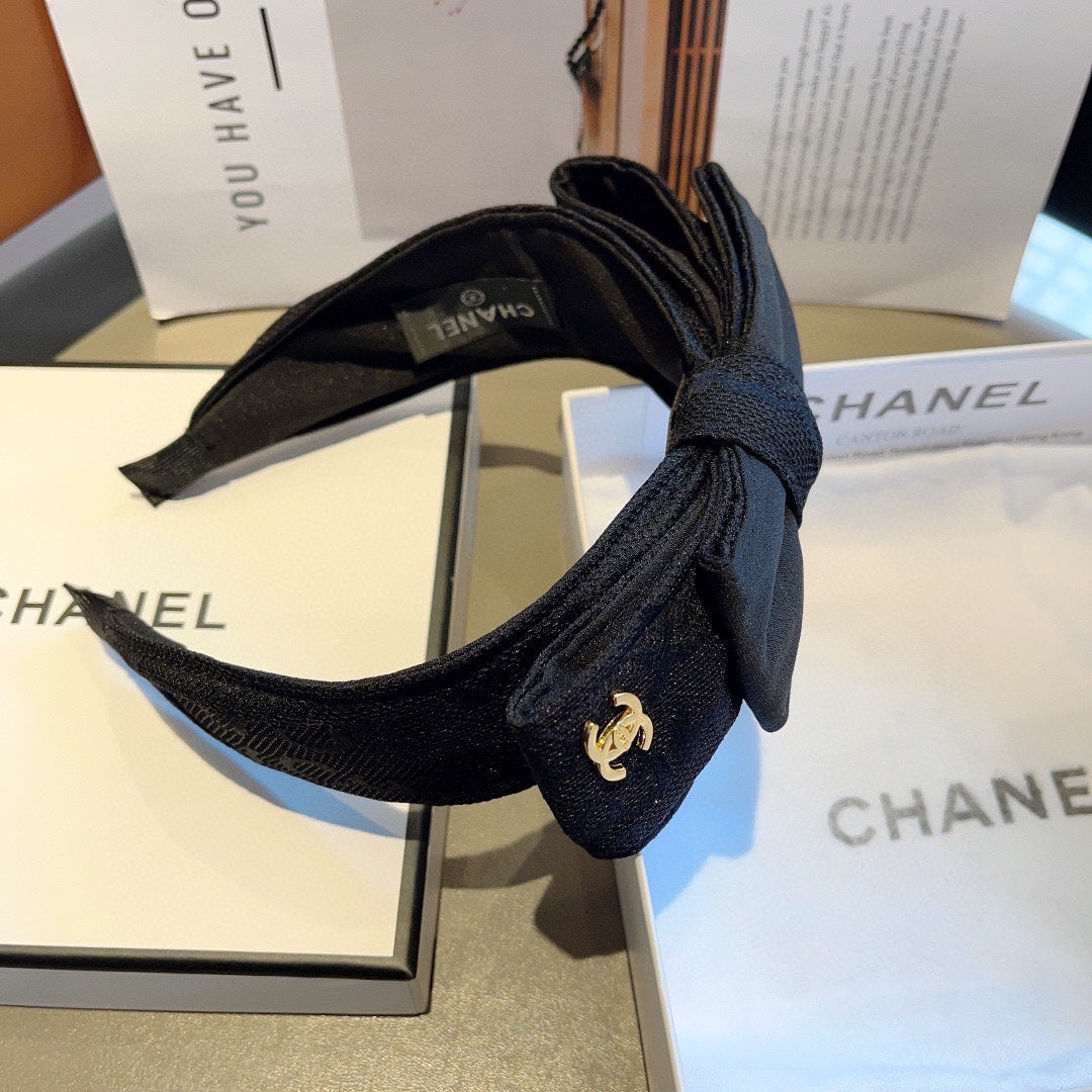 BLACK FABRIC HAIRBAND 418885